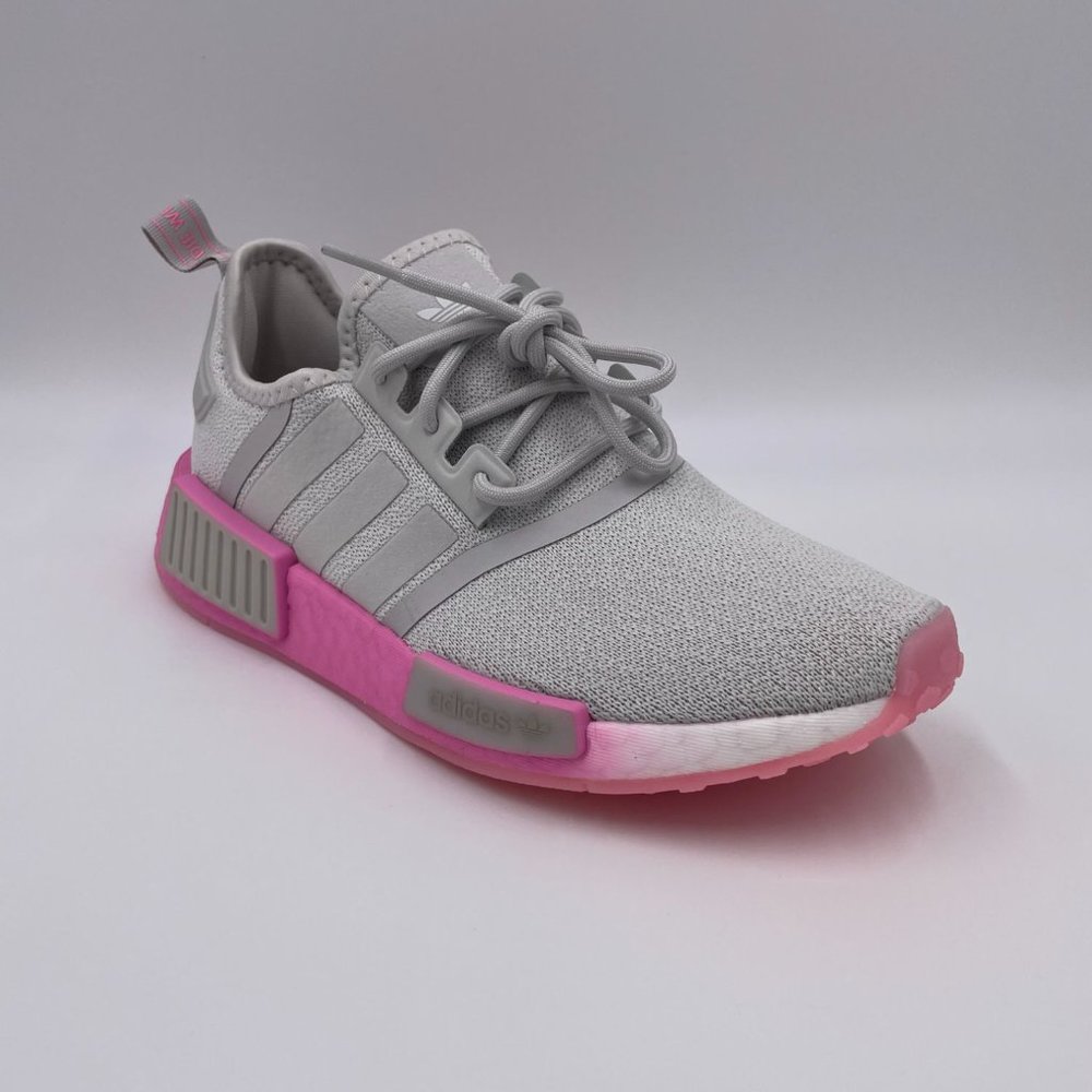adidas NMD R1 Grey / Pink Womens Shoes - Picture 7 of 8